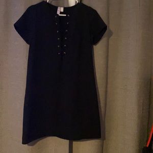Short sleeve shift dress